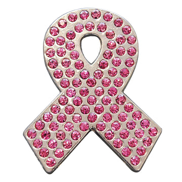 Western Screw Back Concho Crystals Breast Cancer Bling Cowgirl